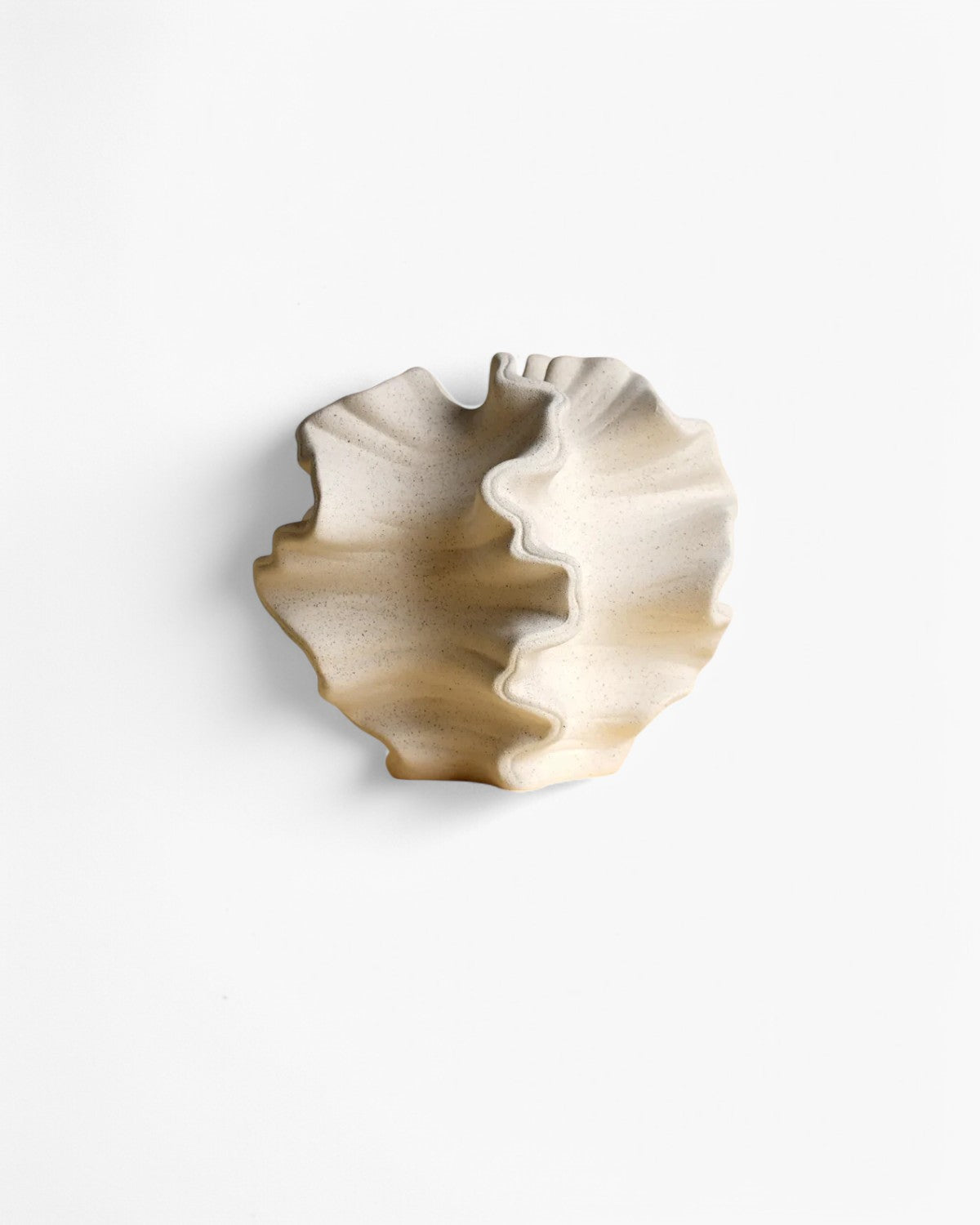 Organic Wave Ceramic Vase