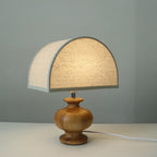 Japanese Wabi-Sabi Wood Table Lamp