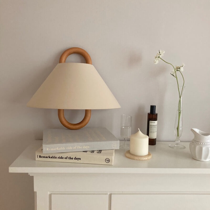 Wood Pleated Semi-Circle Wall Sconce