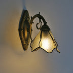 Tiffany Petal Stained Glass Wall Sconce
