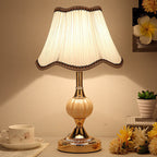 Nordic Floral Glass Table Lamp