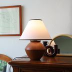 Japanese Wabi-Sabi Wood Table Lamp