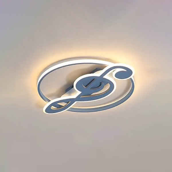 Music Notes LED Ceiling Light