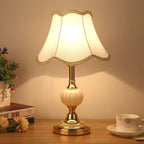 Nordic Floral Glass Table Lamp