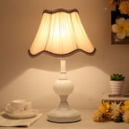 Nordic Floral Glass Table Lamp