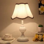 Nordic Floral Glass Table Lamp