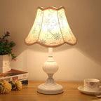 Nordic Floral Glass Table Lamp