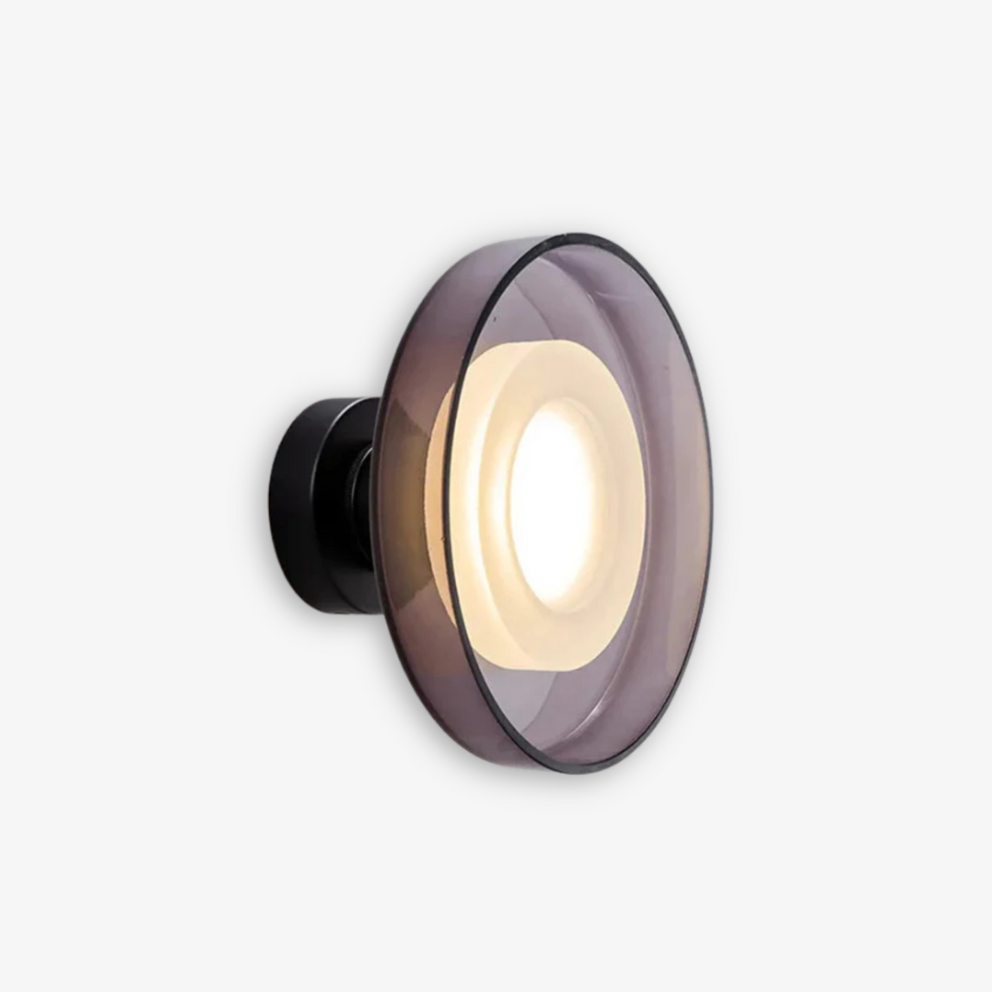 Dual Halo Orb LED Ceiling Light – Modern Ring Design with Central Globe Illumination