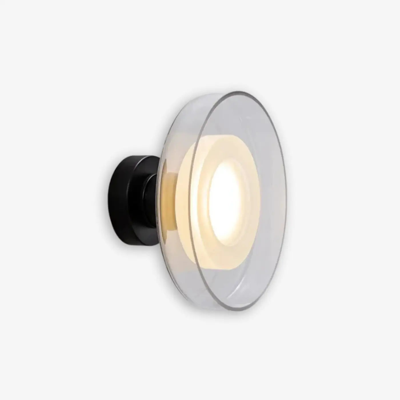 Dual Halo Orb LED Ceiling Light – Modern Ring Design with Central Globe Illumination