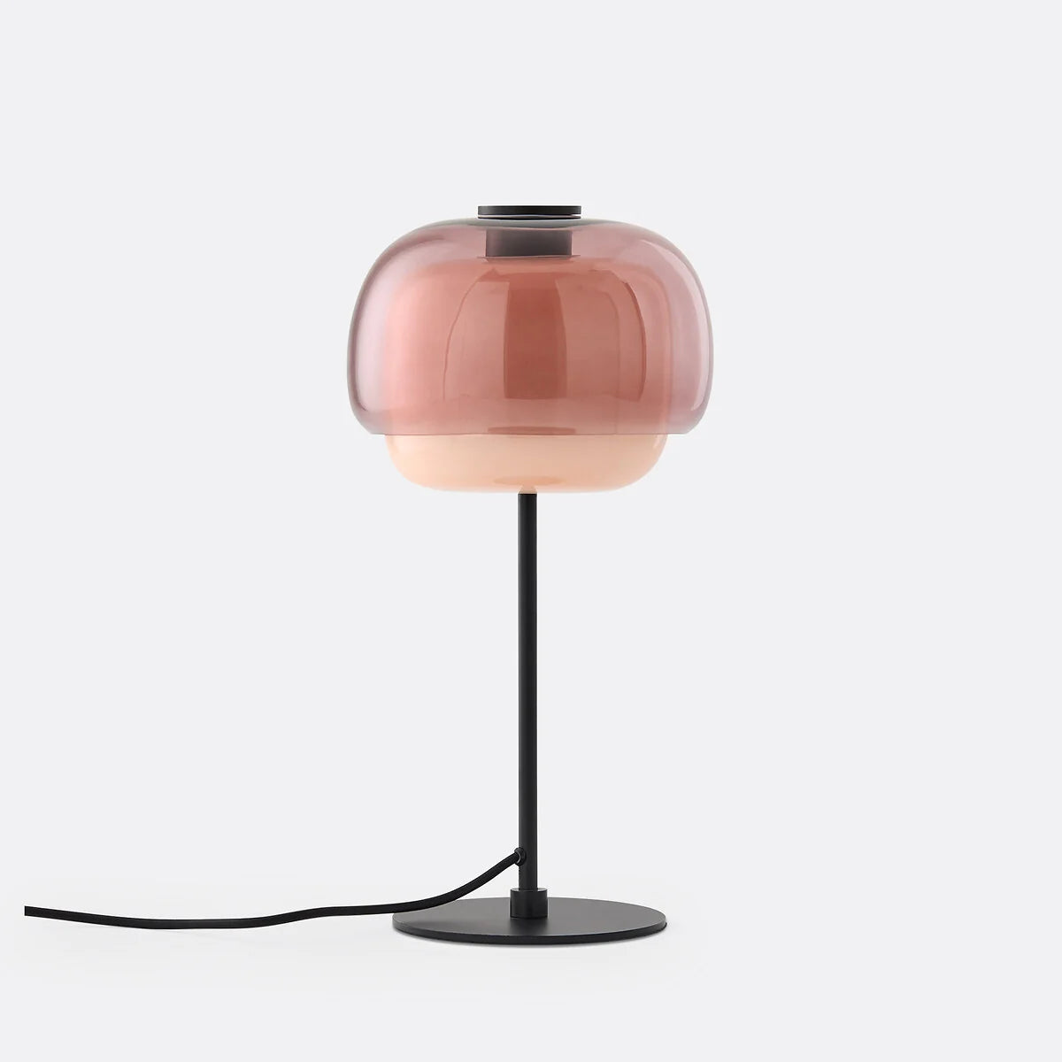 Sanae Double-Dome Glass Table Lamp