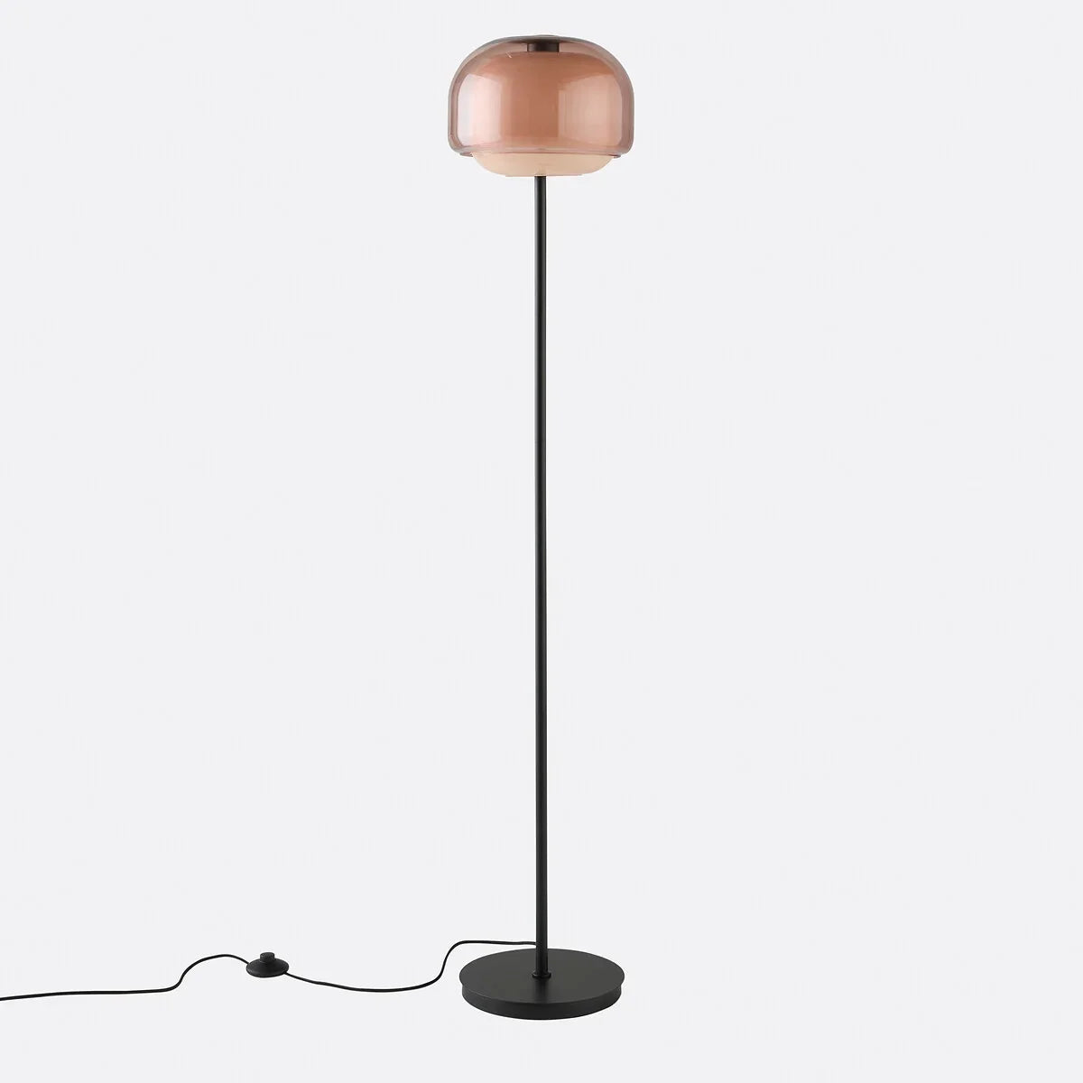 Sanae Round Glass Floor Lamp