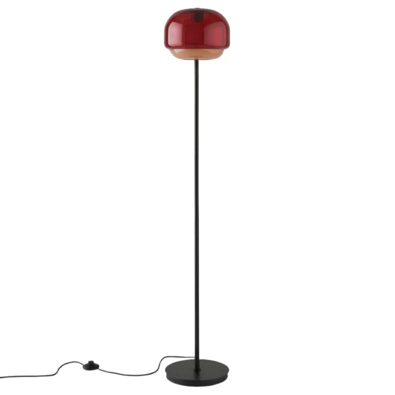 Sanae Round Glass Floor Lamp