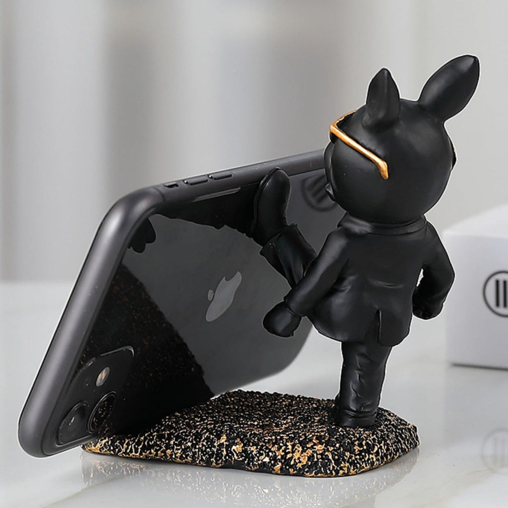 Kung Fu Bulldog Phone Stand