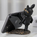 Kung Fu Bulldog Phone Stand