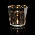 Metal and Crystal Pendant Light