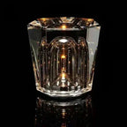 Metal and Crystal Pendant Light
