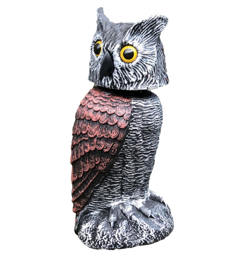 Rotating Head Owl Decoys – 2 Pack