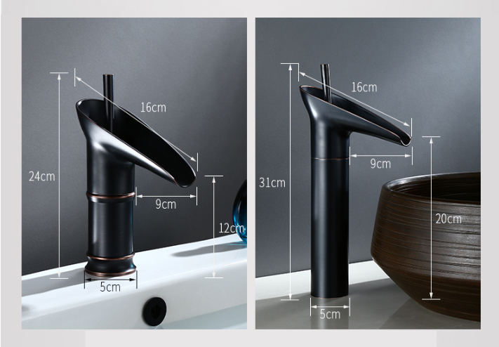 Antique Waterfall Basin Faucet