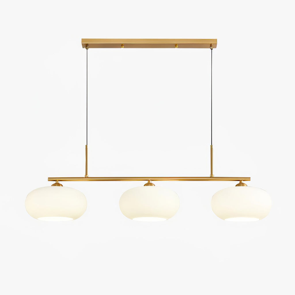 Sculptural Triple Pendant Light