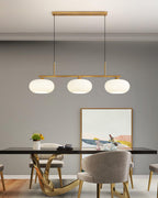 Sculptural Triple Pendant Light