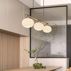 Sculptural Triple Pendant Light