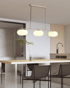 Sculptural Triple Pendant Light