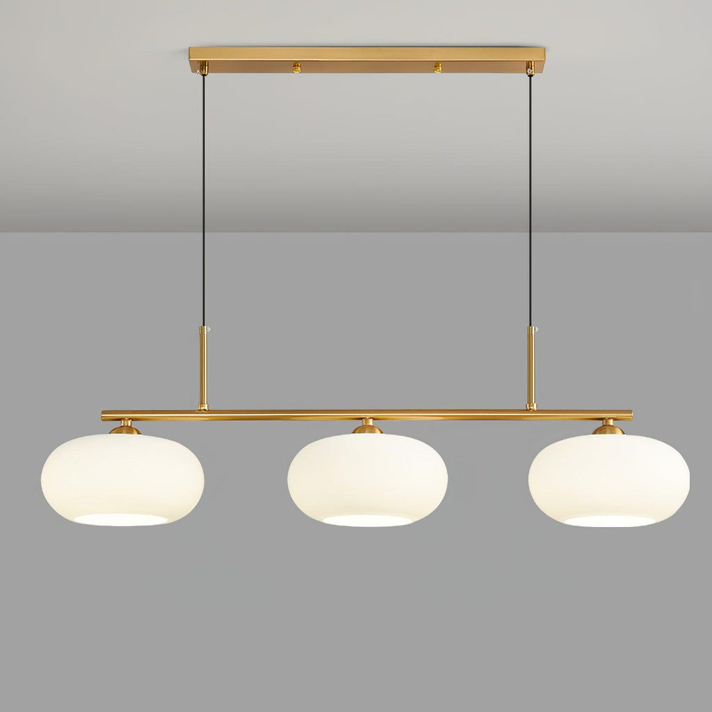 Sculptural Triple Pendant Light