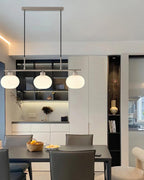 Sculptural Triple Pendant Light