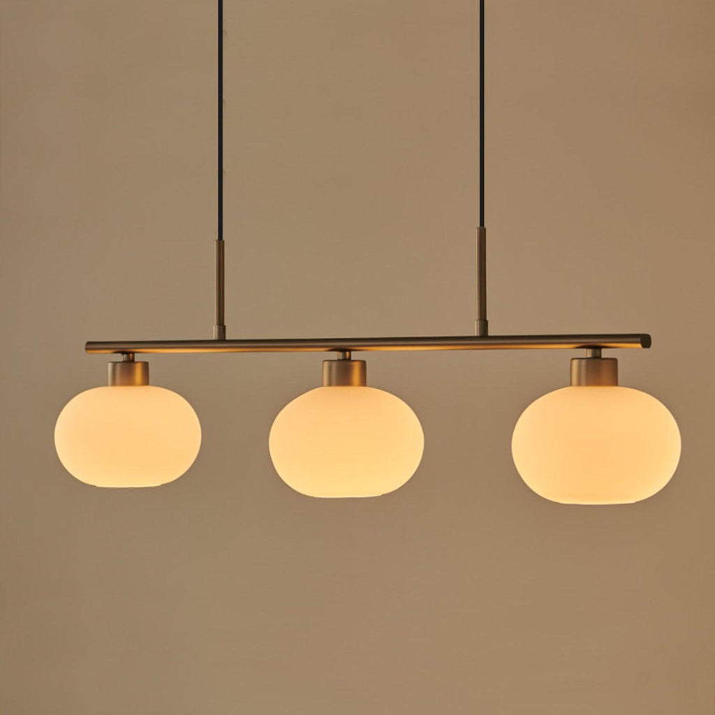 Sculptural Triple Pendant Light