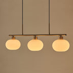Sculptural Triple Pendant Light