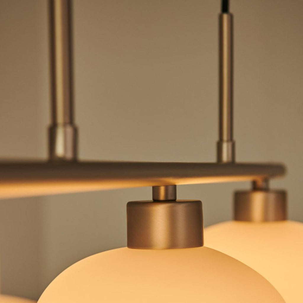 Sculptural Triple Pendant Light