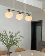 Sculptural Triple Pendant Light