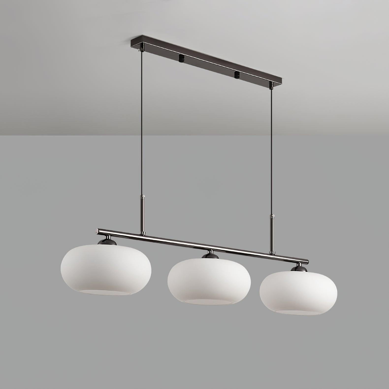Sculptural Triple Pendant Light