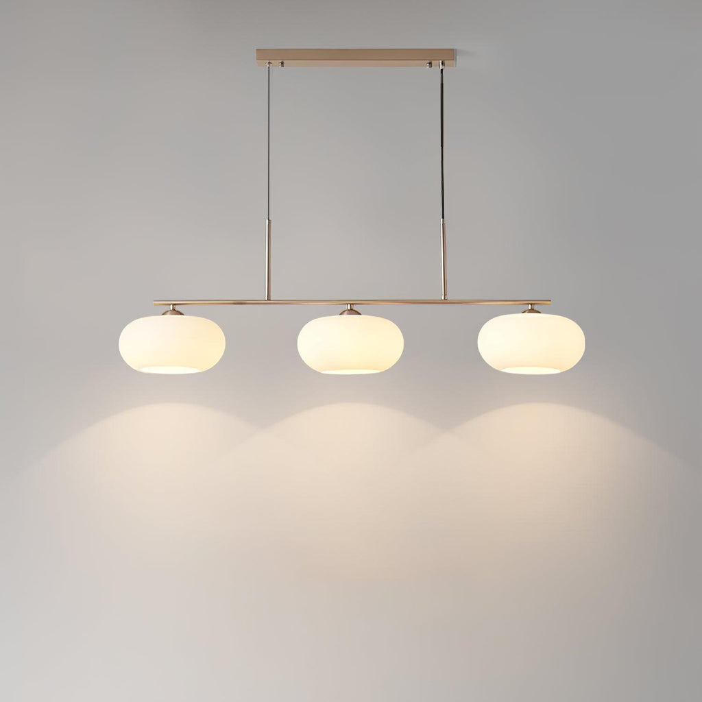 Sculptural Triple Pendant Light