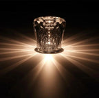 Metal and Crystal Pendant Light