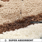 Seaside Footprint Bath Rug