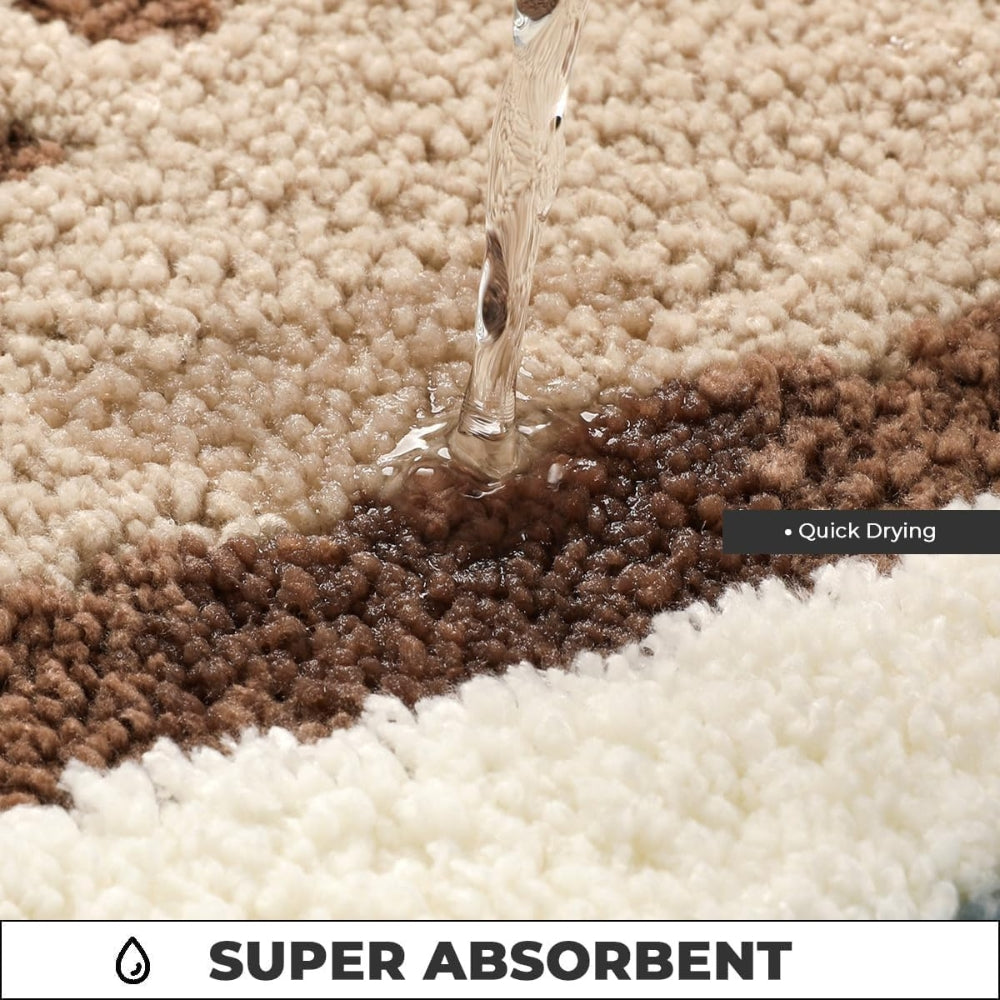 Seaside Footprint Bath Rug