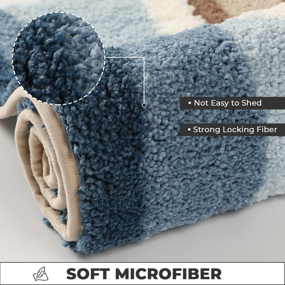 Seaside Footprint Bath Rug