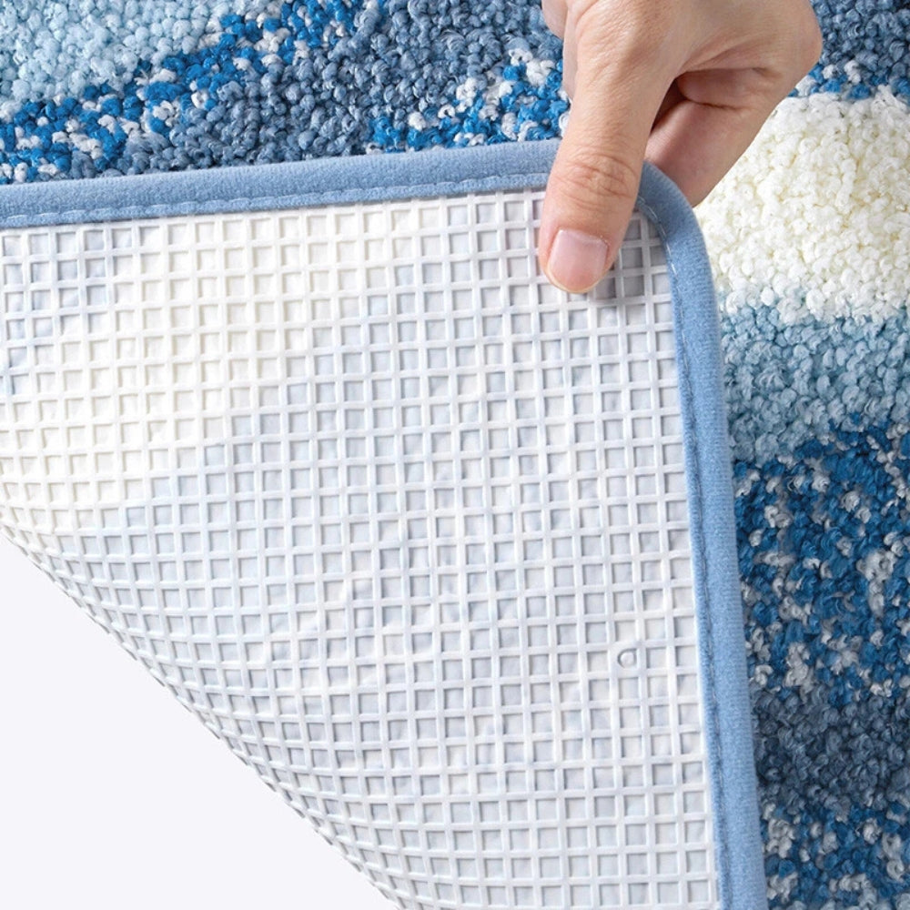 Seaside Footprint Bath Rug