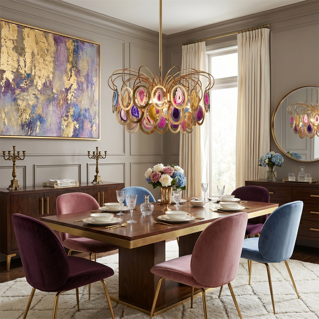 Sedona Agate Chandelier