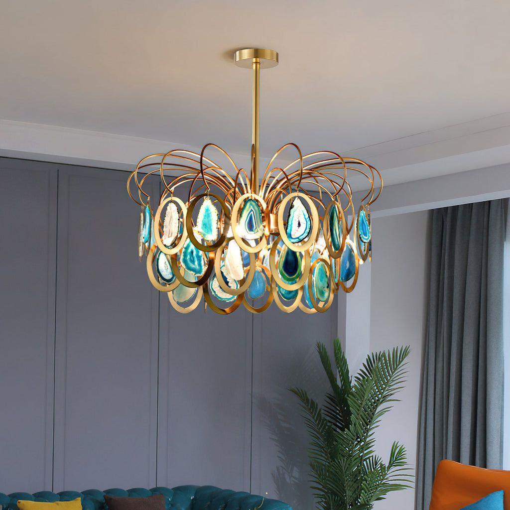 Sedona Agate Chandelier
