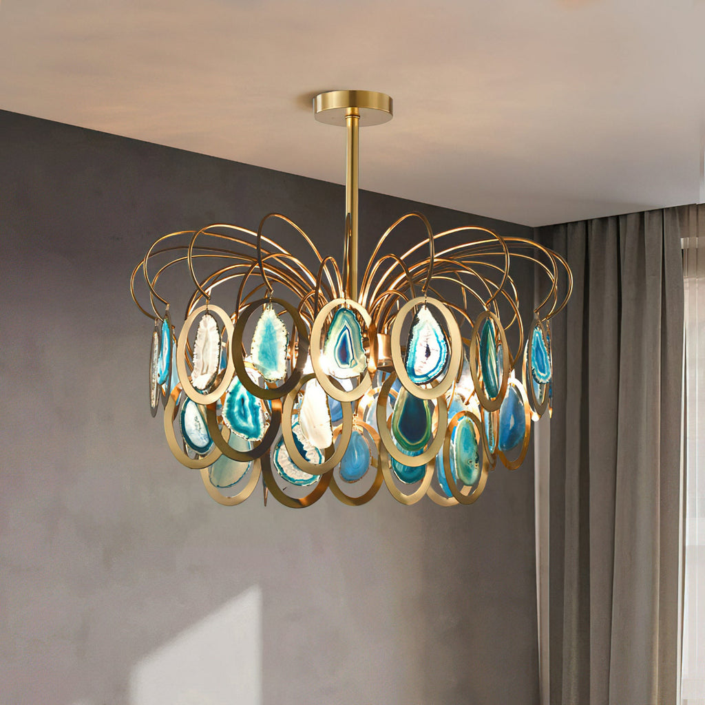 Sedona Agate Chandelier