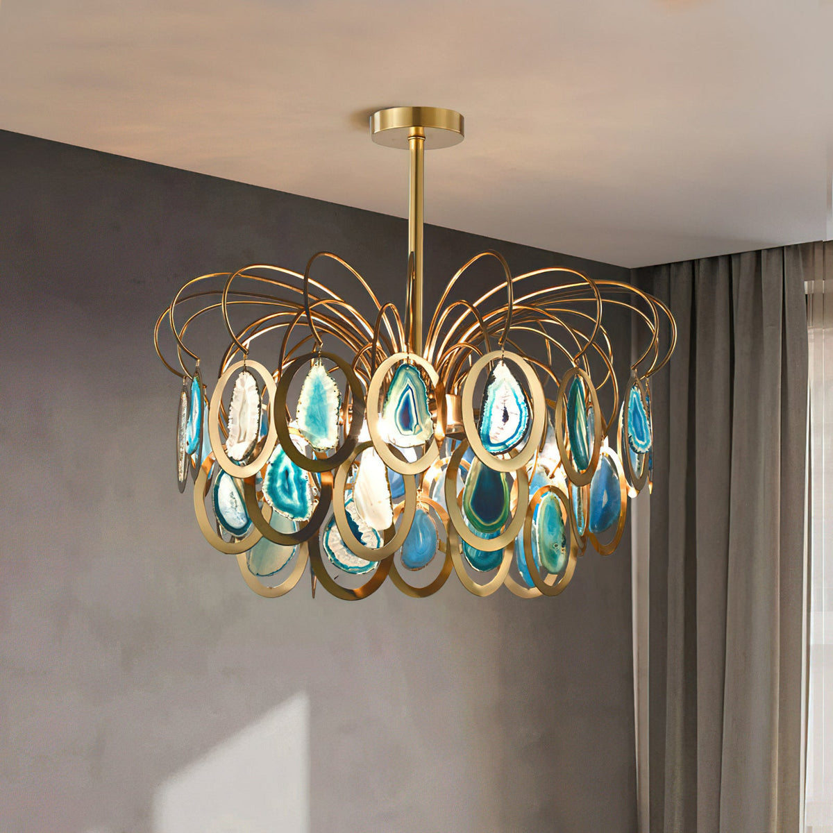 Sedona Agate Chandelier