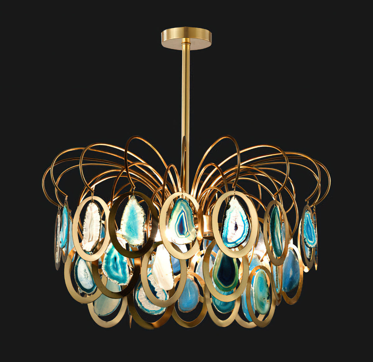 Sedona Agate Chandelier