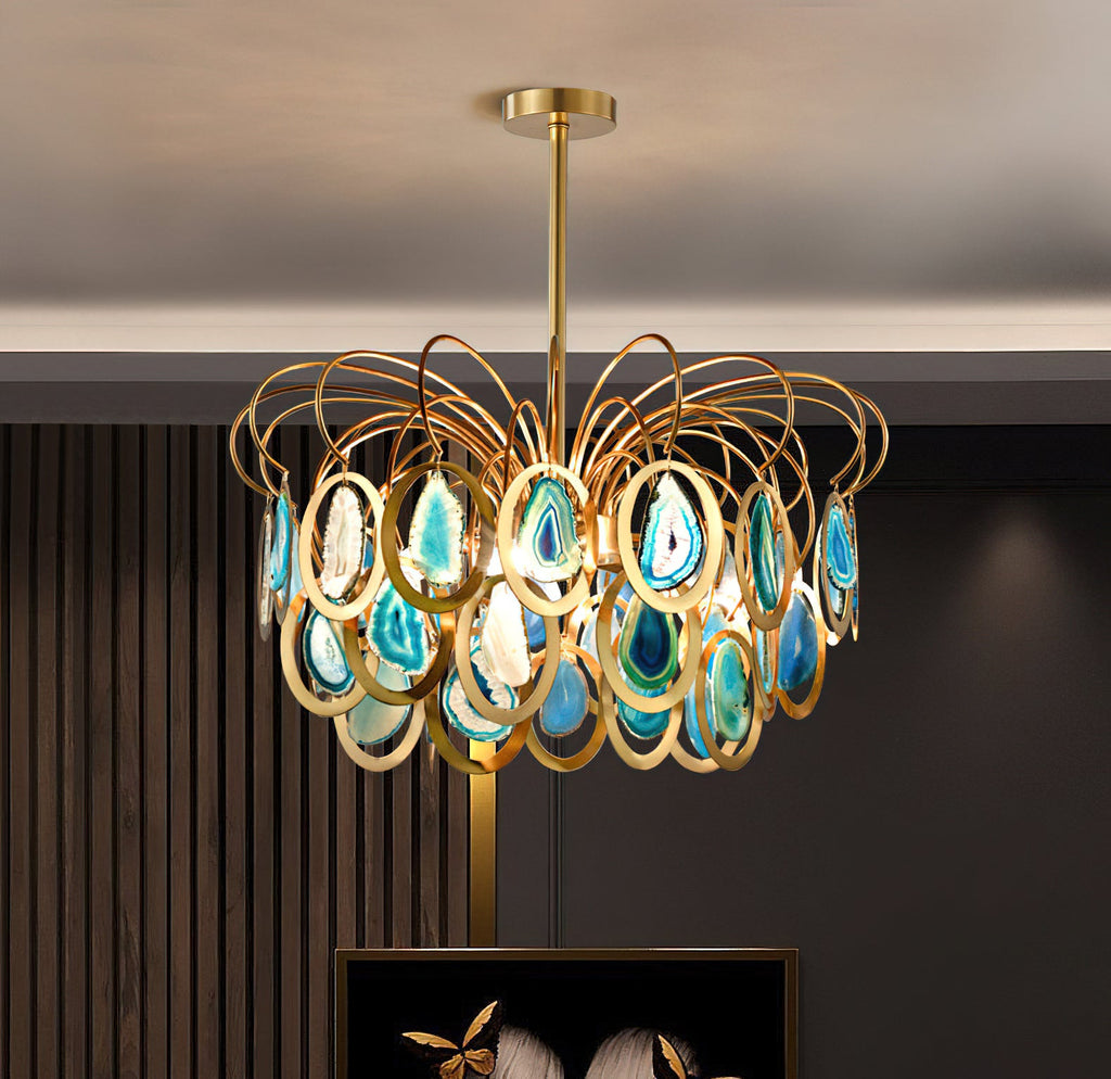 Sedona Agate Chandelier