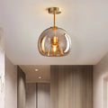 Glass Globe Ceiling Light