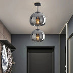 Glass Globe Ceiling Light