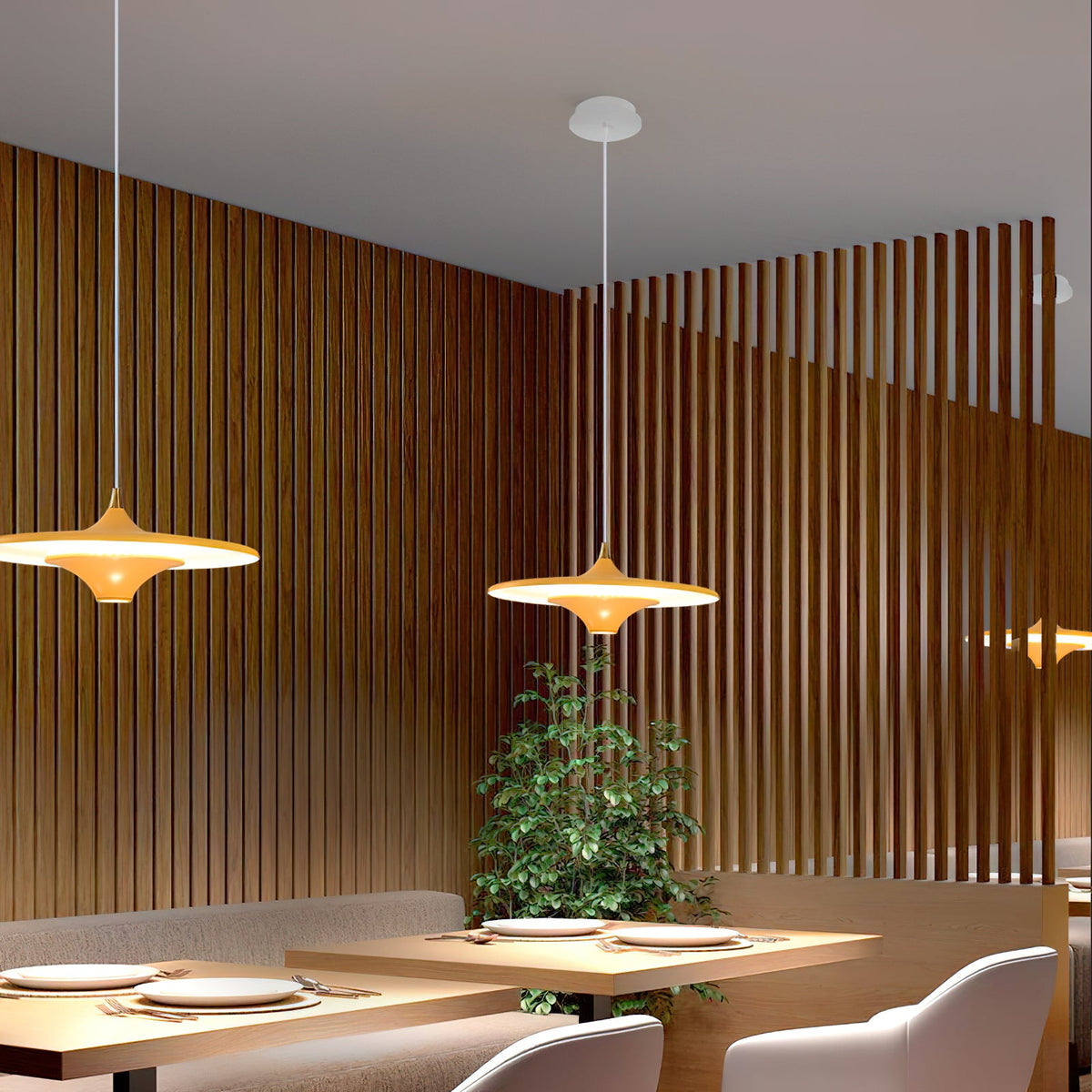 Spaceship Pendant Light