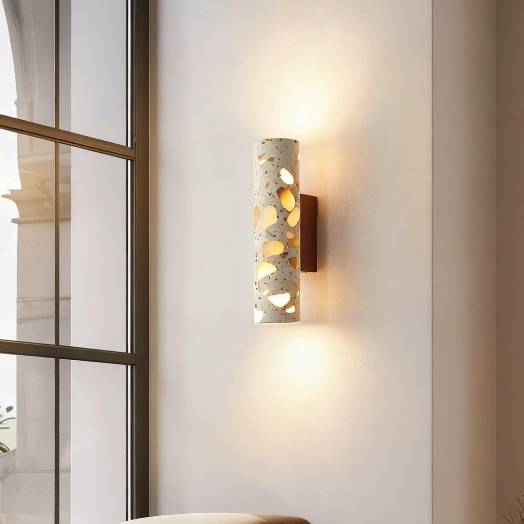 Solis Terrazzo Column Wall Lamp