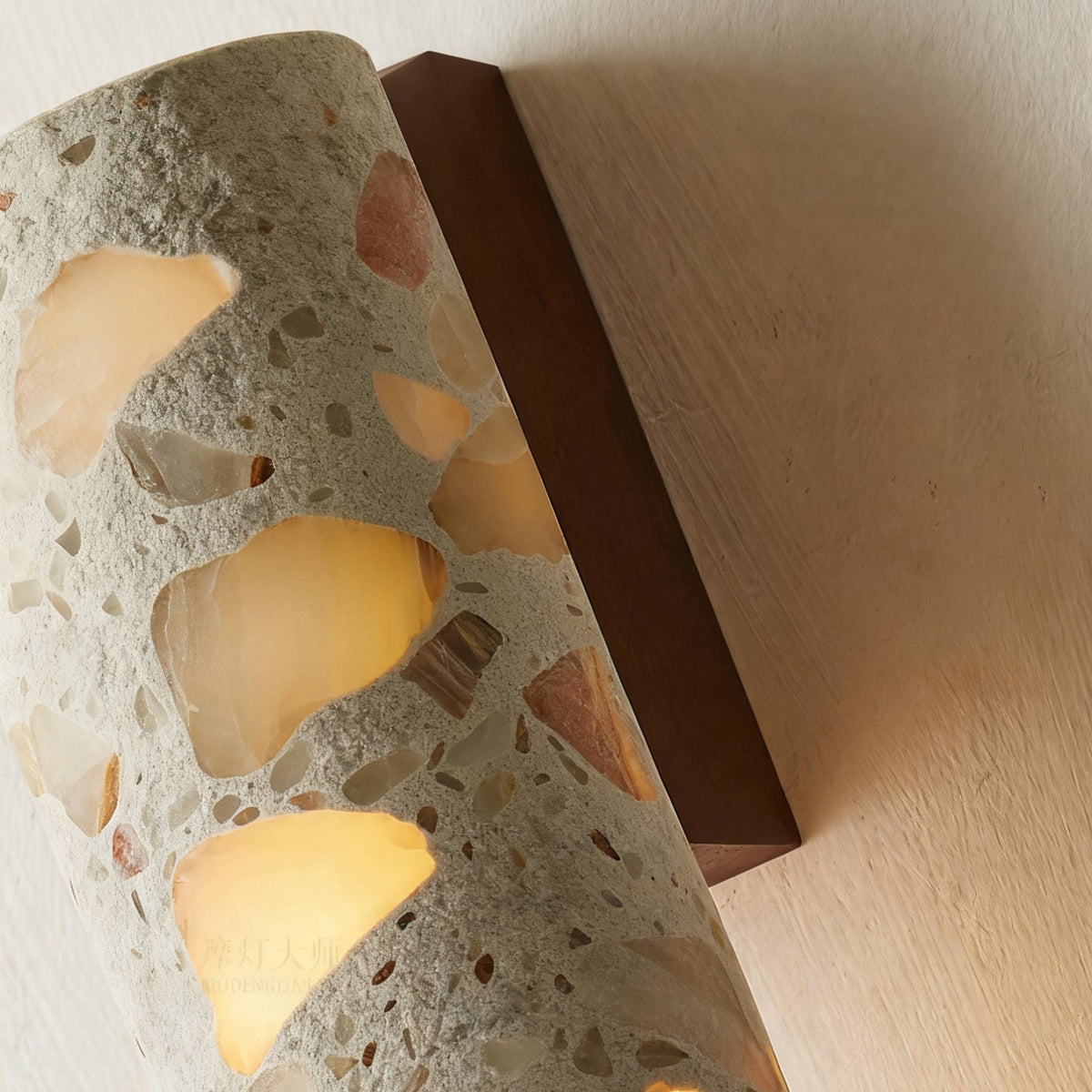 Solis Terrazzo Column Wall Lamp